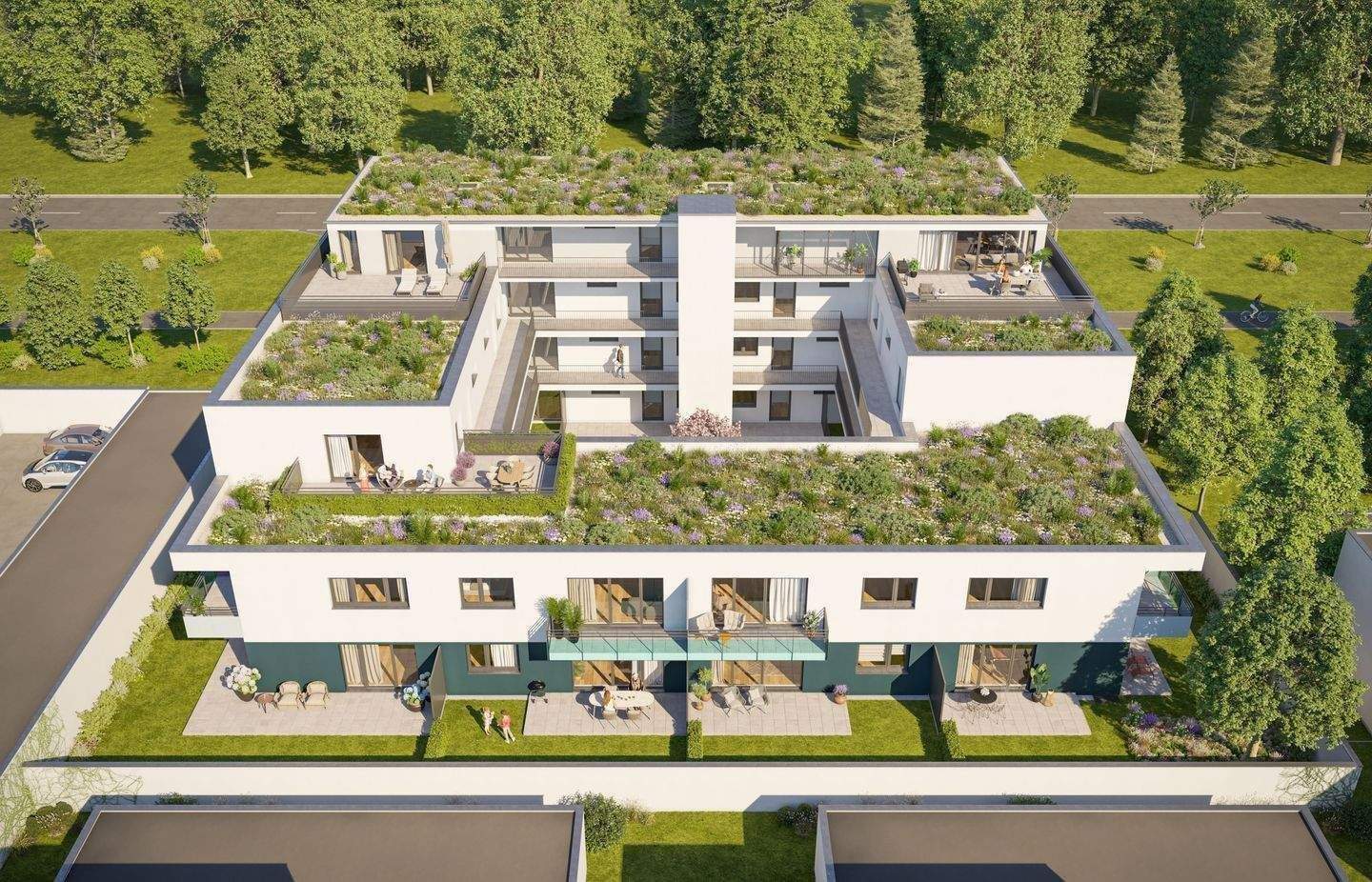 Energieeffizienz wird bei uns GROSS geschrieben! 3-Zimmer-Neubauwohnung an grüner Baumallee in toller Lage von Nürnberg!