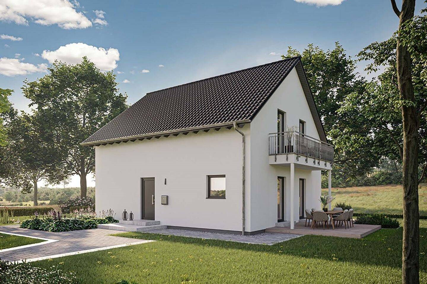 Dieses Mehrgenerationenhaus vereint zwei Wohnungen unter einem Dach. Unser TrendStyle 16.0.S als Ausbauhaus!!! – Nanzdietschweiler – Vorschaubild 3