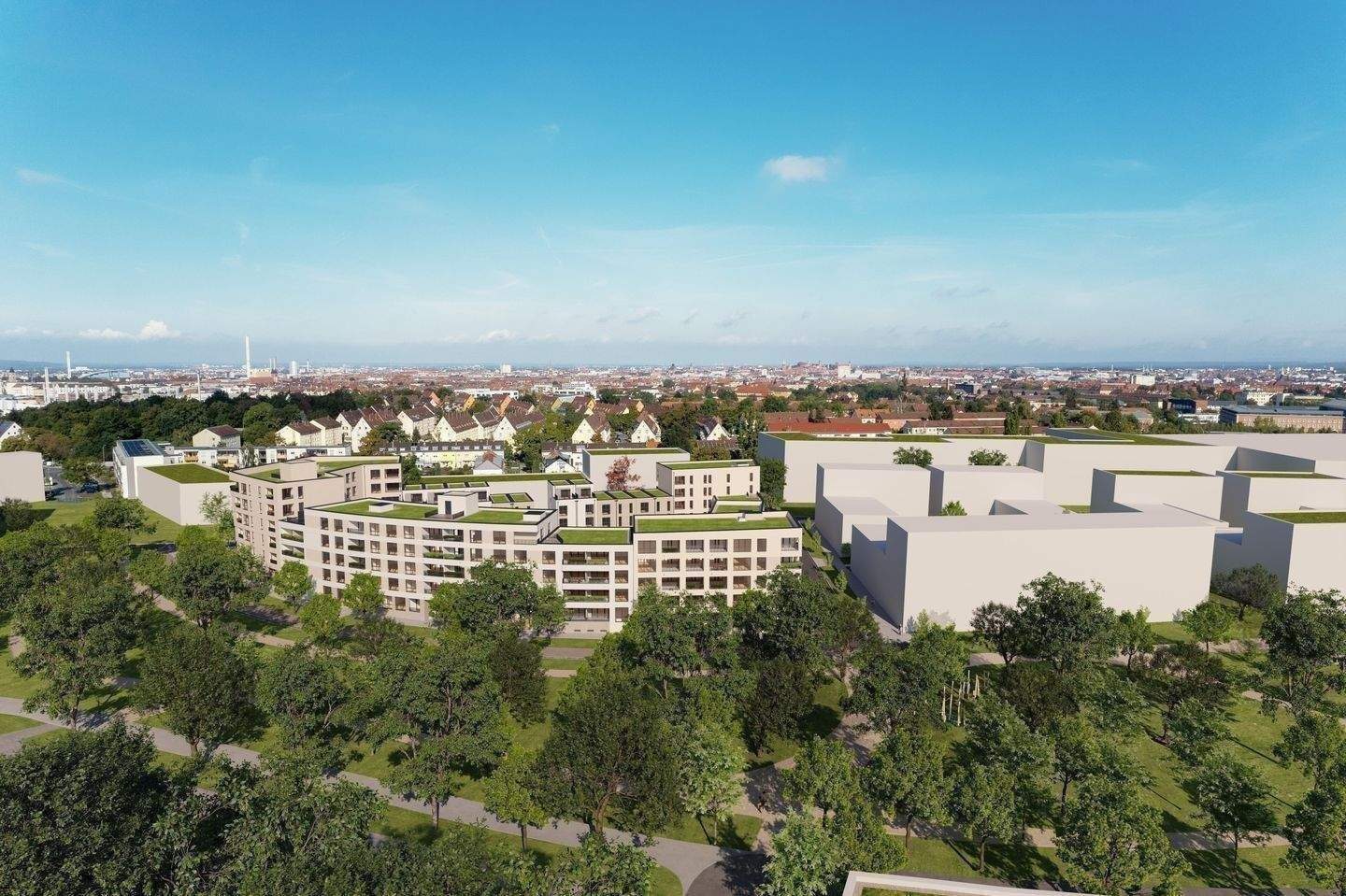 Fernblick | Fernblick | Fernblick - für Stadtmenschen mit Weitblick – Neubau in Bestlage – Nürnberg – Bild 1 von 3