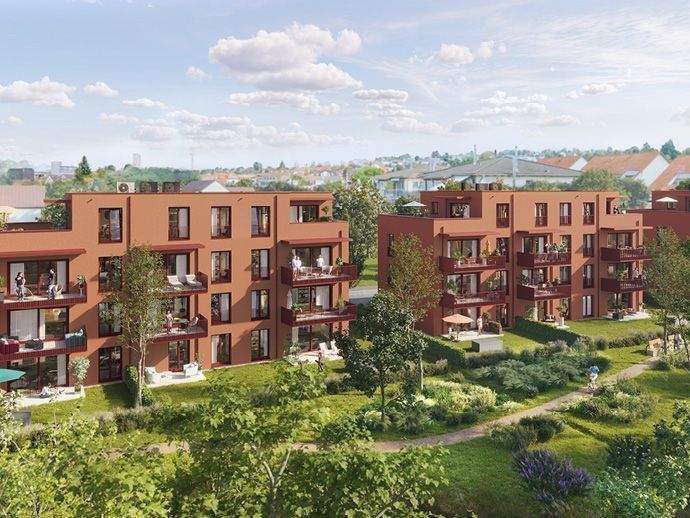 Familienfreundliche 4-Zi-Erdgeschosswohnung mit 2 Terrassen - WE702