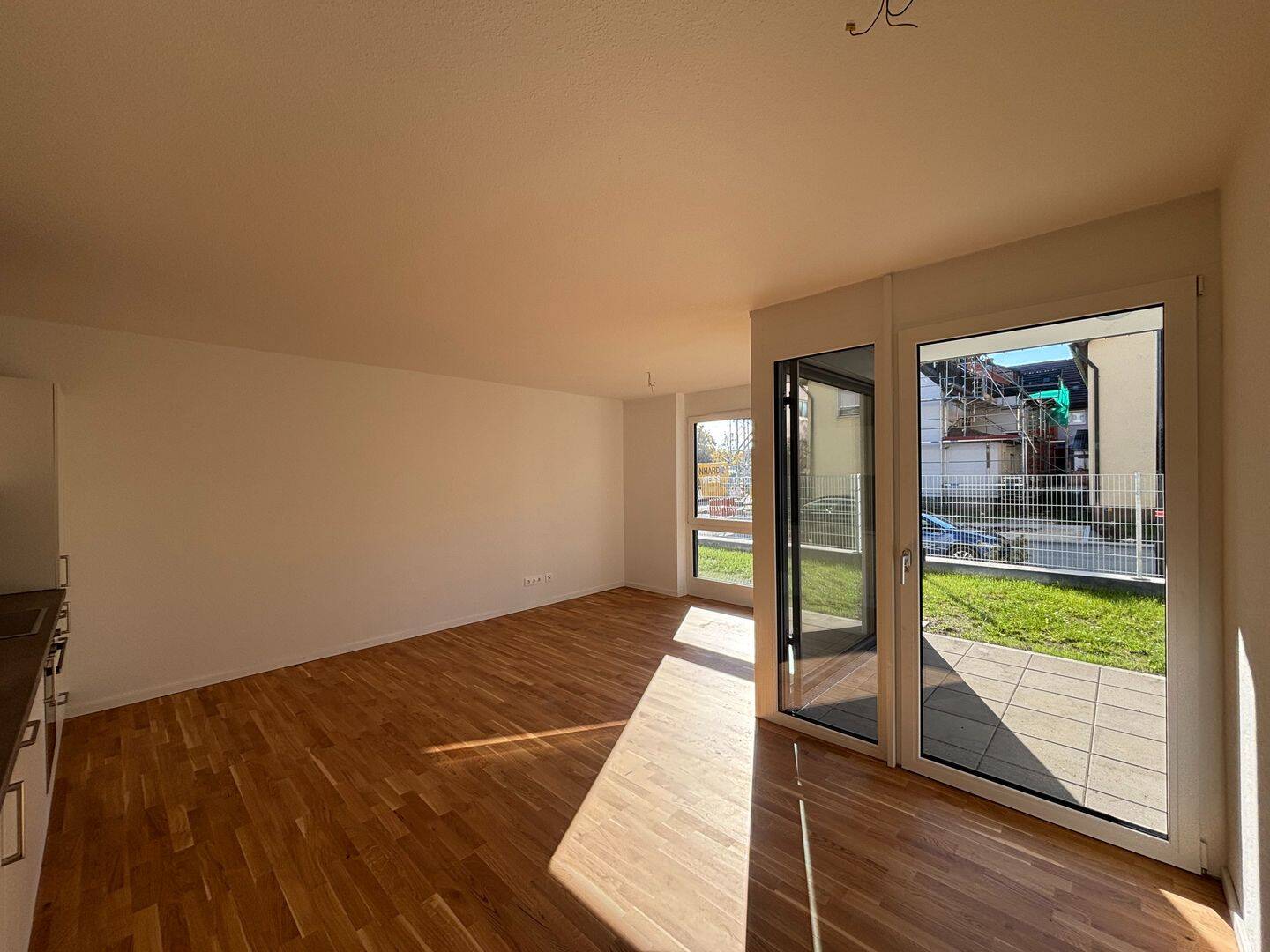 2-Zimmer-Neubauwohnung im Erdgeschoss mit Tiefgarage