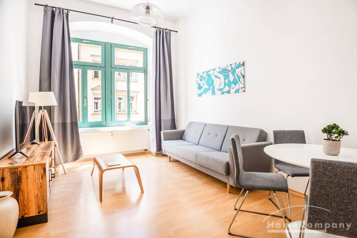 237134 HomeCompany Dresden Möbliert/Furnished 2-Zimmer Wohnung in Dresden - Leipziger Vorstadt max. 2 Personen – 1097 Dresden – Bild 1 von 9