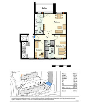 *** NEU - Exklusive 3-Zimmer-Neubau-Wohnung mit Fahrstuhl und TG in den HH-Elbvororten *** – 22549 Hamburg – Vorschaubild 3