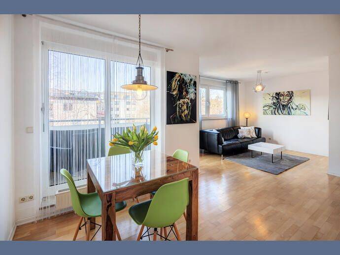 Möbliert: Wunderschöne 2-Zimmer Wohnung auf Zeit mieten – München – Bild 1 von 9