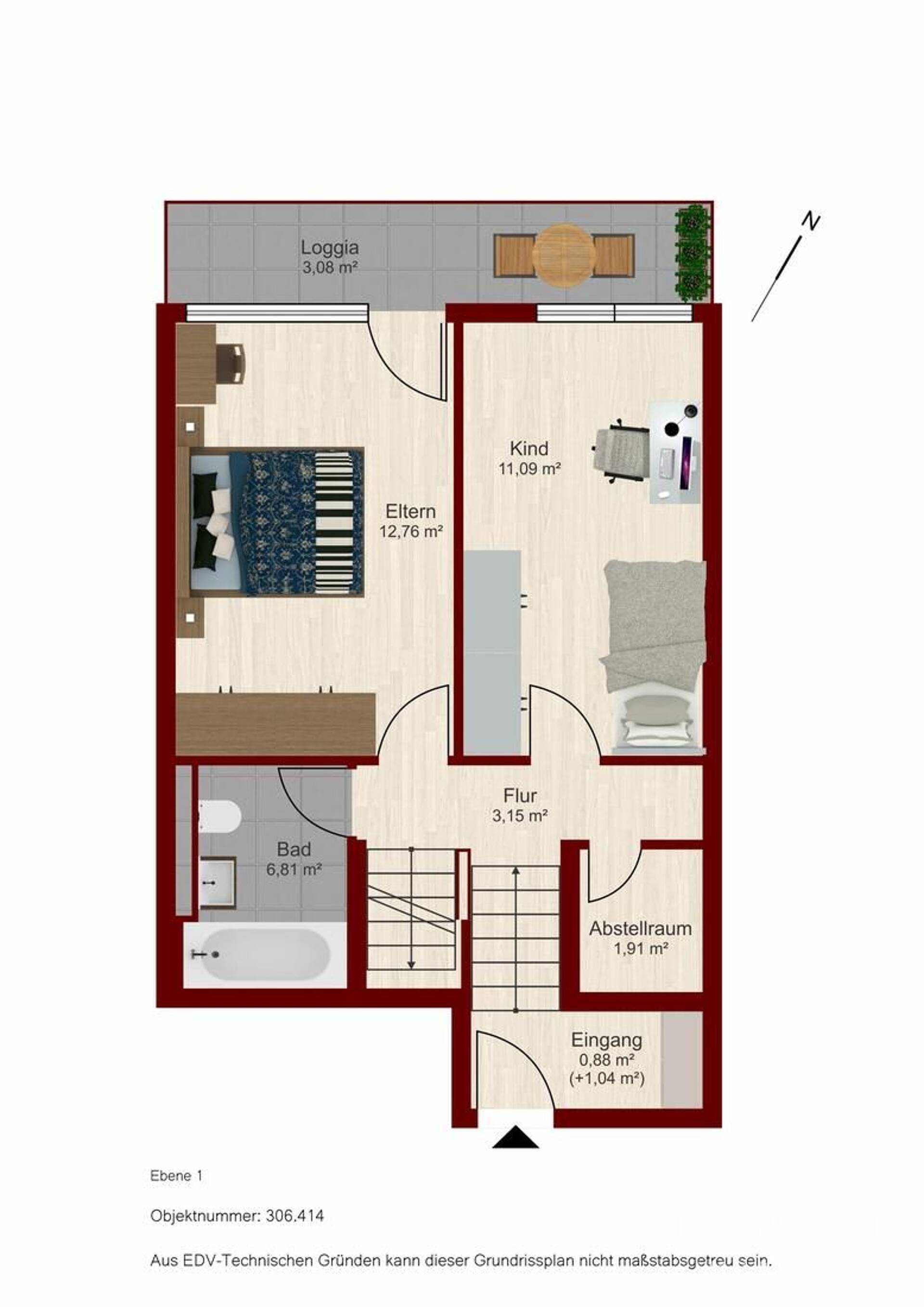 Maisonettewohnung in 85716 Unterschleißheim mit 78 m² kaufen