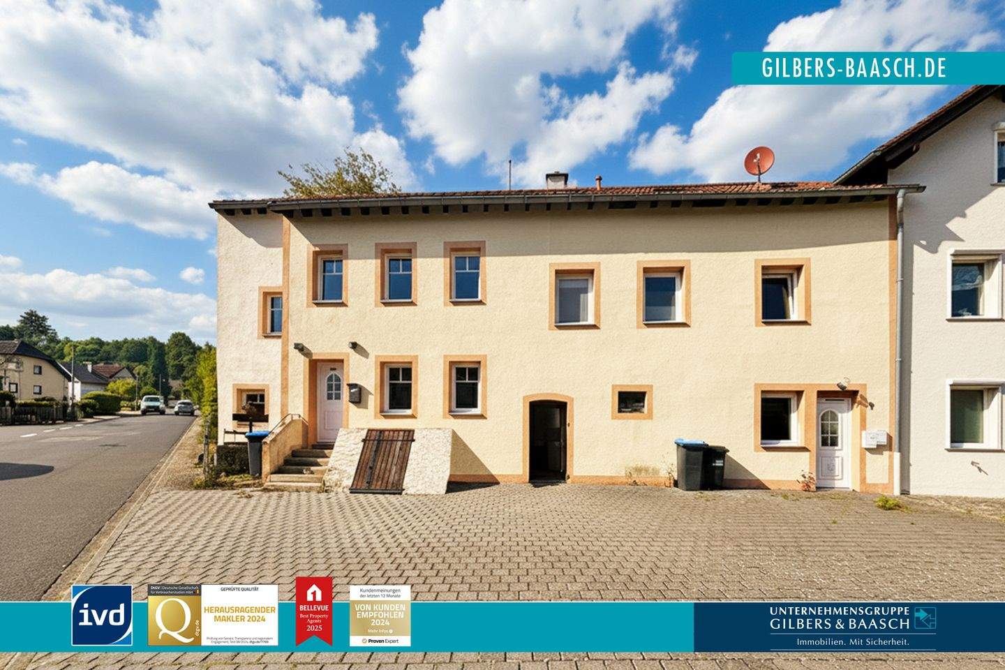 Einfamilienhaus + zwei ca. 50 m² große Wohnungen in attraktiver Lage + top Anbindung nach Luxemburg! – Trierweiler – Bild 1 von 9