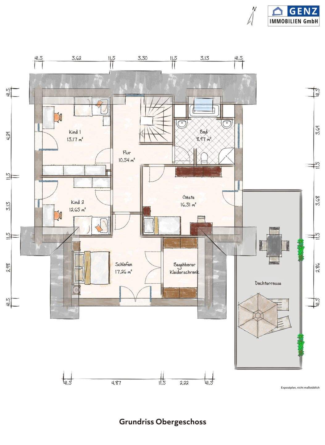 Verkaufsangebot für ein EFH Heinbockel - ca. 177,82 m² Wohnfläche, Grundstück von ca. 639 m² in 21726 Heinbockel bei Stade – Heinbockel – Vorschaubild 5