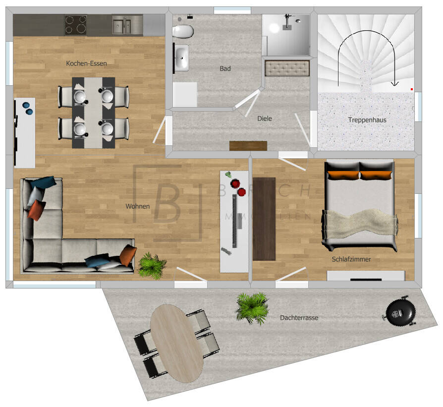 Sonnig, modern, effizient - Traumwohnung mit Dachterrasse in Neu-Ulm/Pfuhl – Neu-Ulm – Vorschaubild 6