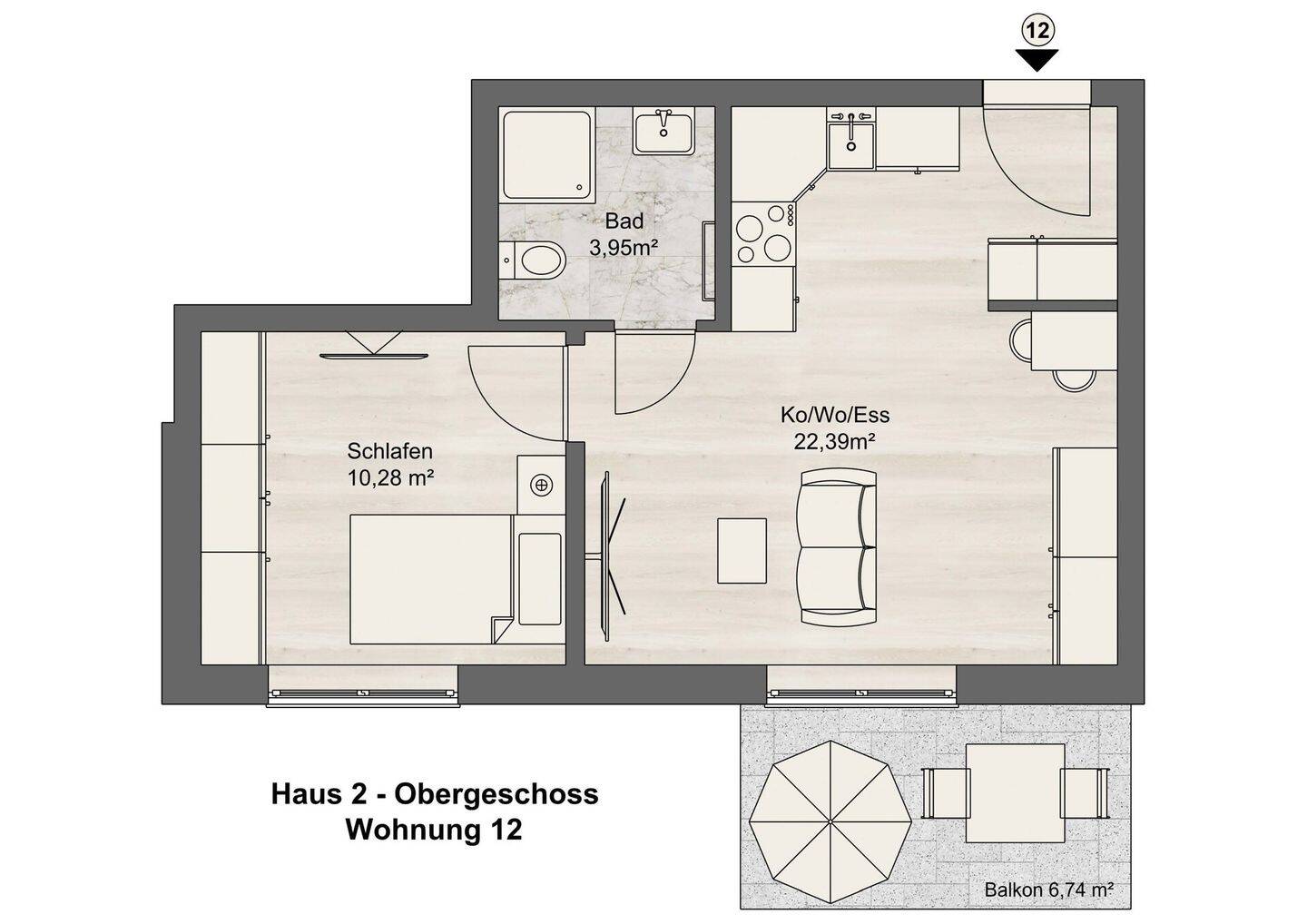 *** Moderne Eigentumswohnung-energieeffizient-hoher Wohnkomfort *** – Ingolstadt – Vorschaubild 9