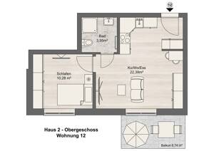 *** Moderne Eigentumswohnung-energieeffizient-hoher Wohnkomfort *** – 85051 Ingolstadt – Vorschaubild 9