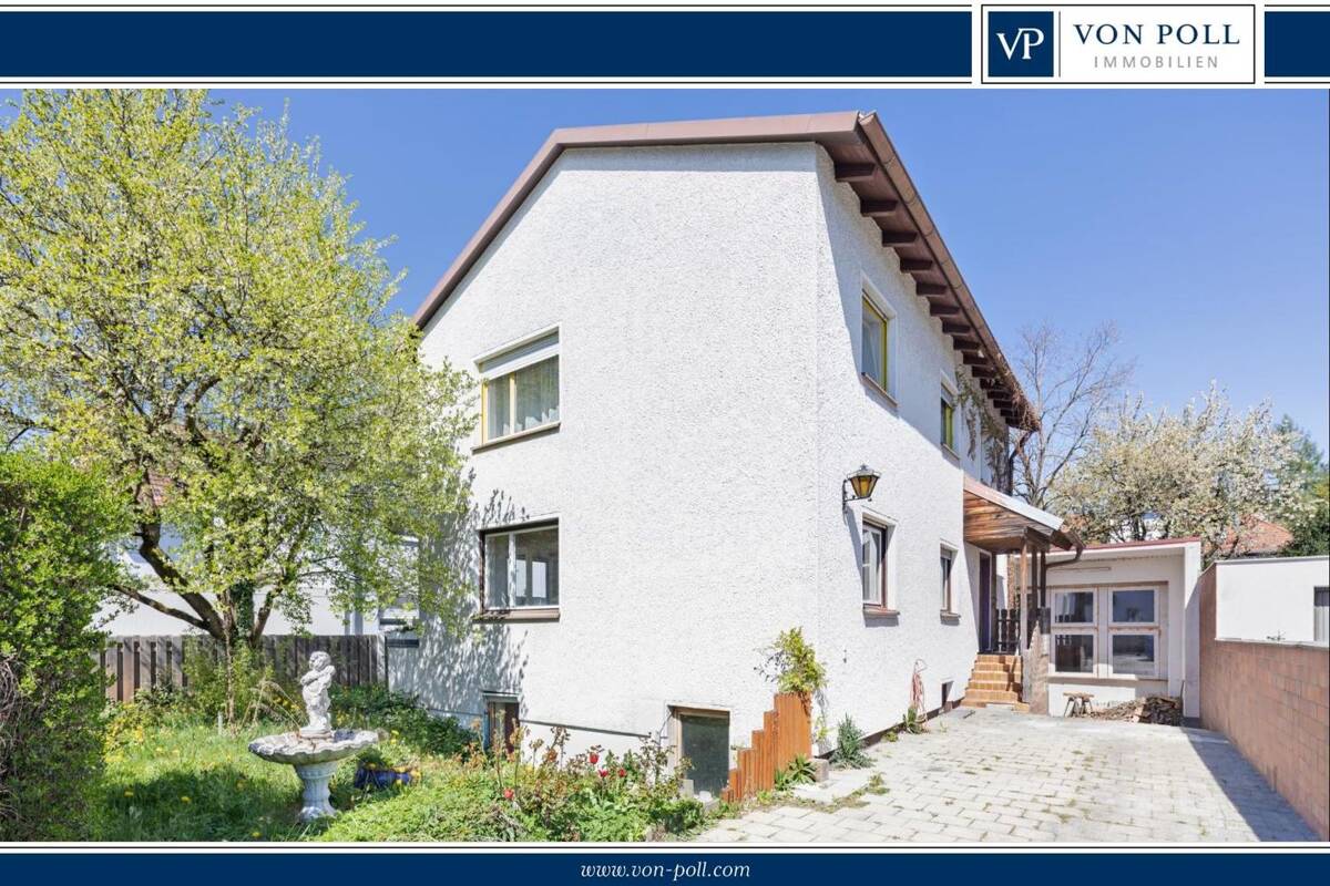 Sonniges Zweifamilienhaus in Obermenzing - flexible Wohnkonzepte & besonderes Potenzial – 81245 München – Bild 1 von 9