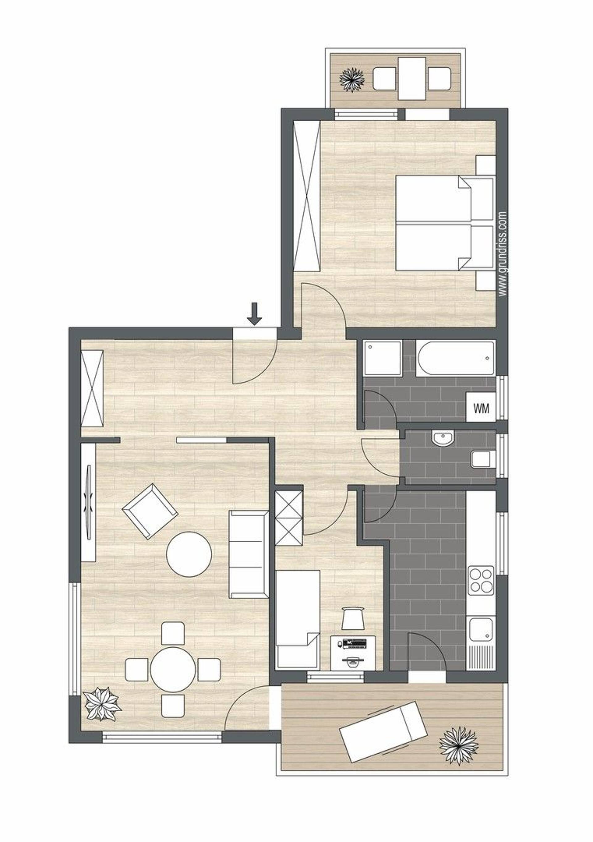 Etagenwohnung in 71229 Leonberg mit 75 m² kaufen
