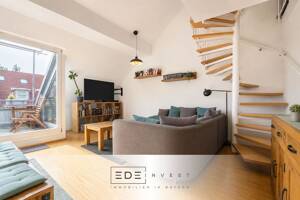 Stilvolle Maisonettewohnung mit Galerie und sonniger Dachterrasse