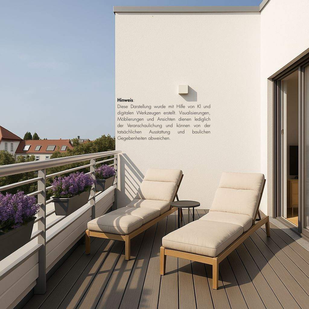 2-Zimmer-Penthouse mit 2 großen Terrassen – Berlin – Vorschaubild 3