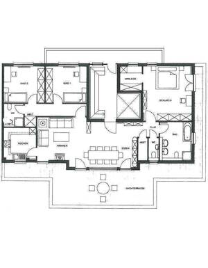 4 Zimmer-Penthouse mit 2,70 m Deckenhöhe und Dachterrasse – 65197 Wiesbaden – Vorschaubild 5