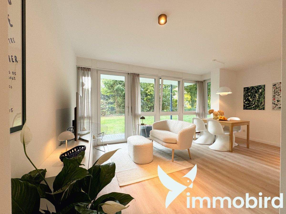 **Einziehen & Wohlfühlen** Möblierte 2-Zimmer-Wohnung mit Terrasse, Gartenzugang und TG-Stellplatz – 50968 Köln – Bild 1 von 6