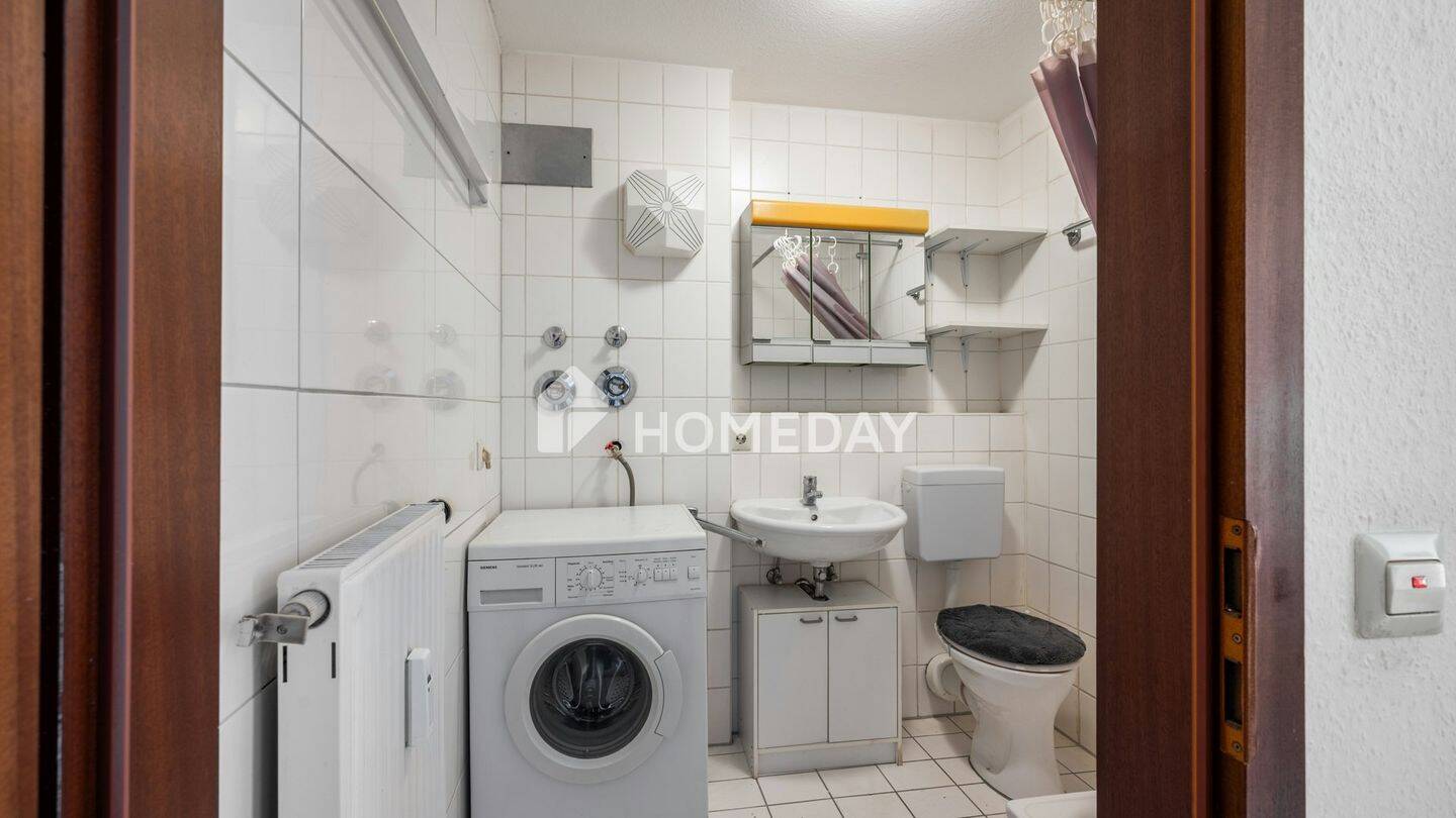 Clever geschnittene Ein-Zimmer-Wohnung mit Balkon und Stellplatz in Heilbronn – Heilbronn – Vorschaubild 4