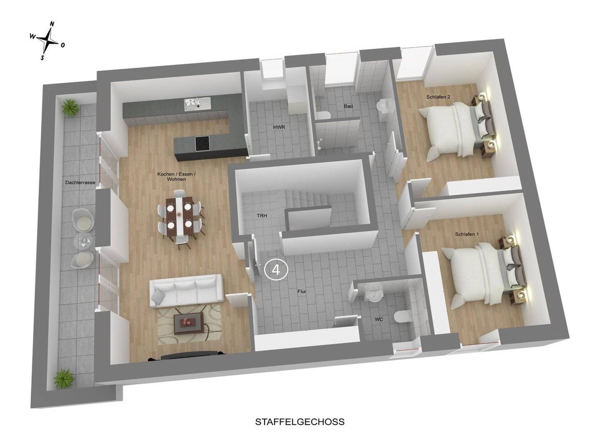 Erdgeschosswohnung in 49808 Lingen mit 92,99 m² kaufen