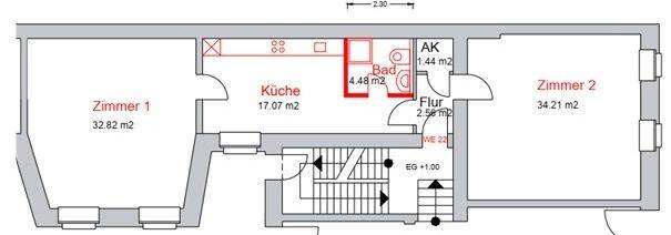 Bezugsfreie 2-Zimmer-Altbau-Wohnung im HP in Berlin-Alt-Moabit – Berlin – Vorschaubild 4
