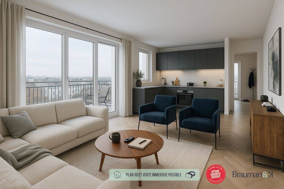 Appartement 2 pièces 47 m² · à Marcq-en-Barœul · 47 m² · 269 900 €