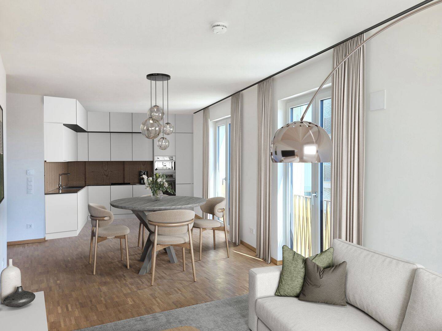 2-ZKB mit Loggia und großzügigem Schlafzimmer