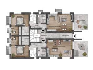 Wohn-Fühlen: 3,5-Zimmer Gartenwohnung mit Terrasse inkl. Souterrain-Hobbyraum und 2 Bädern, Aufzug, Tiefgarage, Photovoltaik – 81827 München – Vorschaubild 4