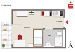 Studentenappartement im Regensburger Osten – 93055 Regensburg – Vorschaubild 2