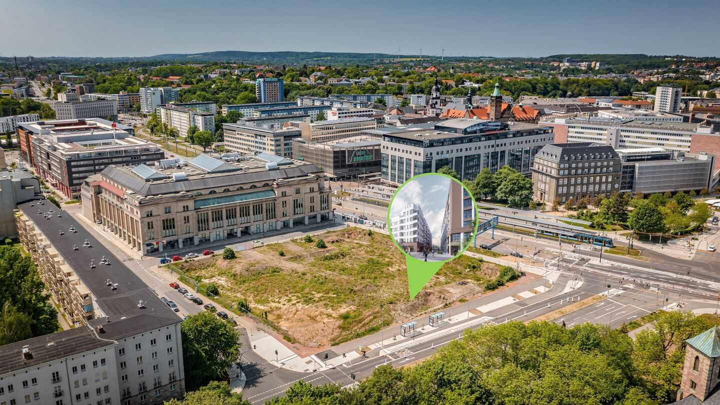 BARRIEREFREIE 2 ZKB TRAUMWOHNUNG DIREKT IN DER INNENSTADT – Chemnitz – Bild 1 von 5
