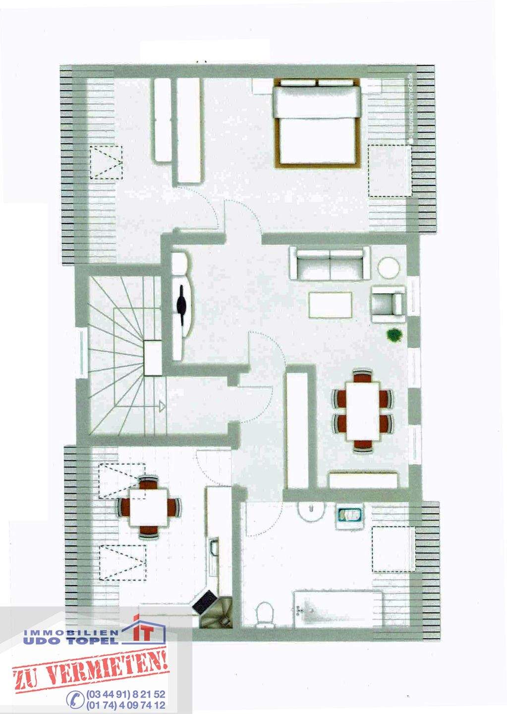 Eine gemütliche 2 Raum Wohnung im Stadtzentrum