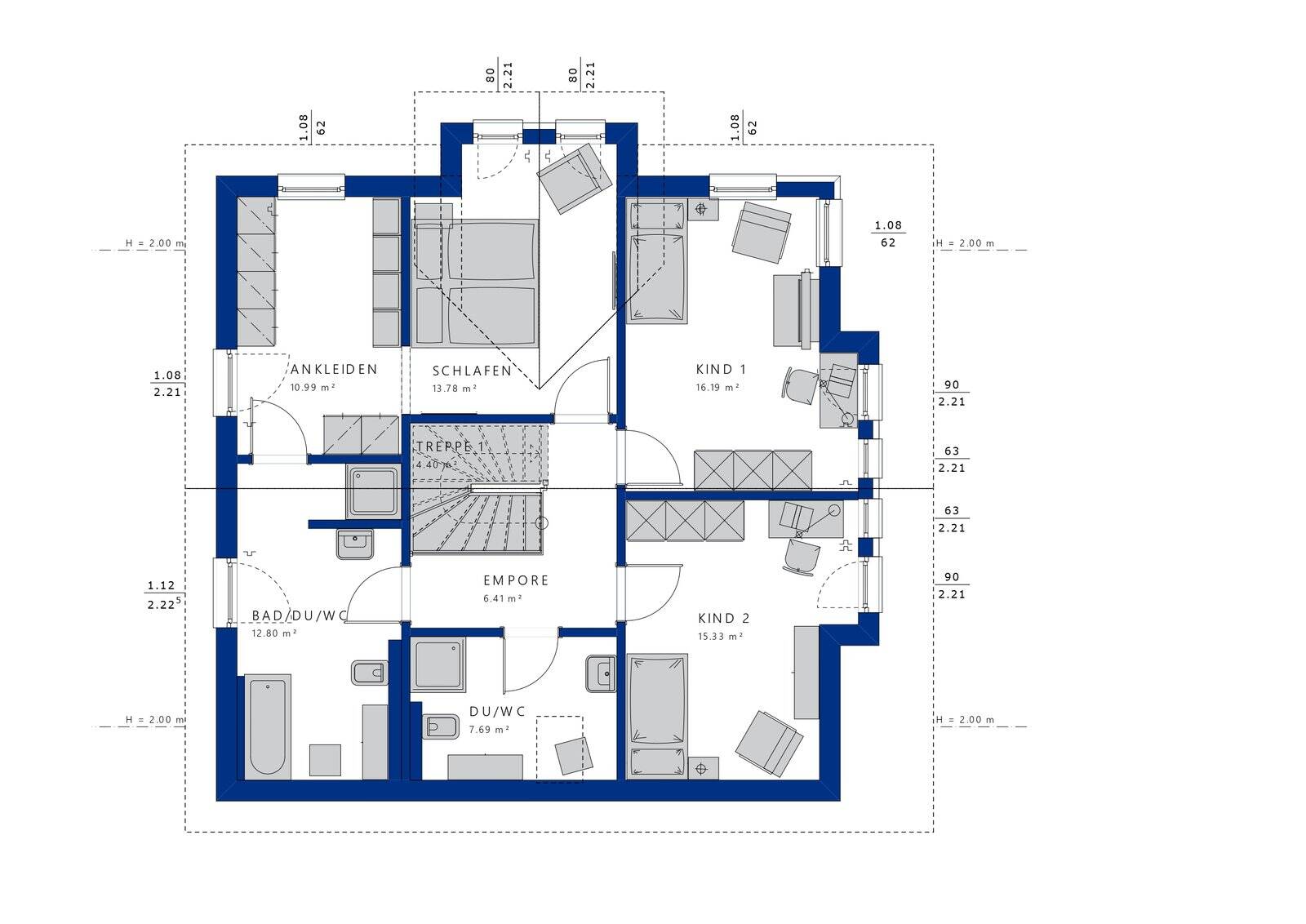 Ihr individuell geplantes Wunschhaus von Bien-Zenker im Hamburger Stadtteil - Sasel – Hamburg – Vorschaubild 4