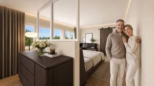 Wohnkomfort auf ca. 78,29 m² - 2-Zimmer-Dachgeschosswohnung mit Loggia QNG-Neubau – 33649 Bielefeld – Vorschaubild 3
