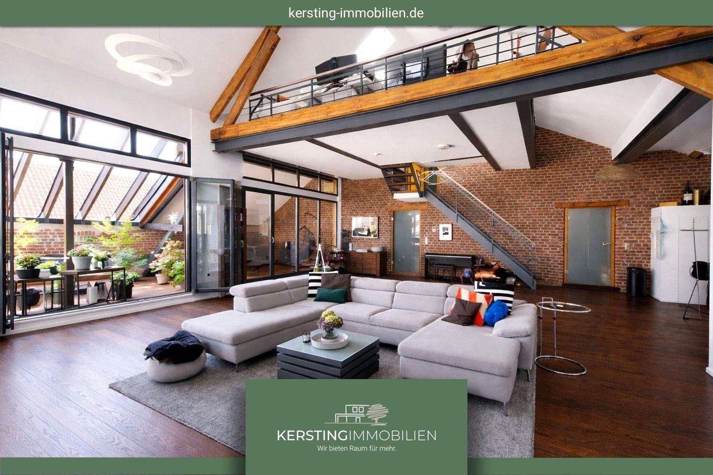 Exklusives Design-Loft mit Hauscharakter in denkmalgeschützter Hofanlage am Rhein! – Duisburg – Bild 1 von 9
