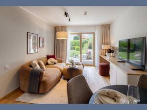 Möbliert: Erstbezug nach Neumöblierung: 2-Zimmer Wohnung mit Terrasse