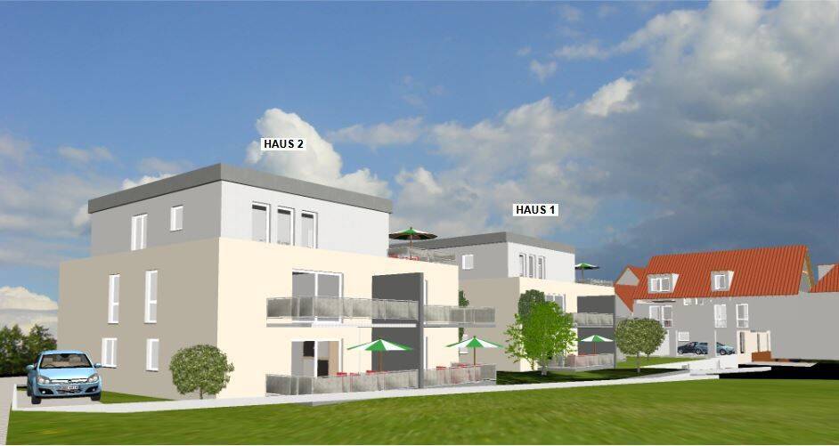 Neubau-Wohntraum in Flemlingen in der Südpfalz nahe Landau - Dreizimmerwohnung mit West-Terrasse