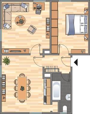 2-Zimmer-Wohnung in Dortmund – 44147 Dortmund – Vorschaubild 2