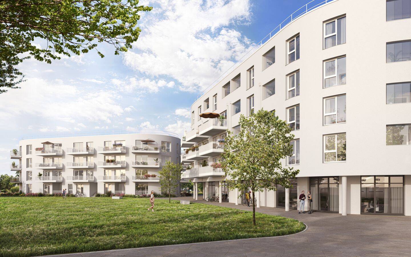 Modern geschnittene 2-Zimmer-Wohnung, 41,74 m² - mit Balkon | 2. OG – Augsburg – Vorschaubild 5