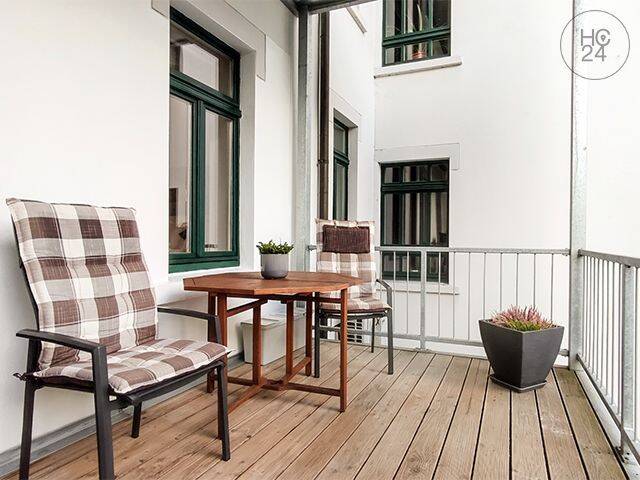 Wohnen auf Zeit: möblierte 3-Raum-Wohnung in Leipzig-Schleußig mit großem Balkon – Leipzig – Vorschaubild 4