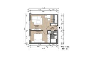 Attraktive 2 Zimmer-Wohnung im 1. OG – 63075 Offenbach am Main – Vorschaubild 3