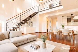 Licht, Lage, Lebensgefühl - moderne Maisonettewohnung in den Elbvororten, sofort bezugsbereit