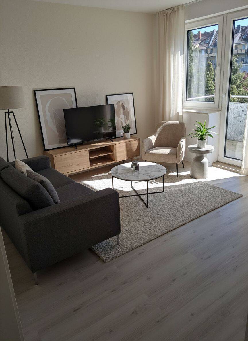 Helle 4-Zimmer-Wohnung mit Balkon in Glauchau