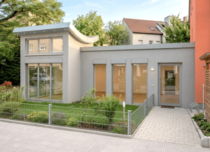 Atelier mit Turm, EG & UG mit genehmigter Wohnnutzung
