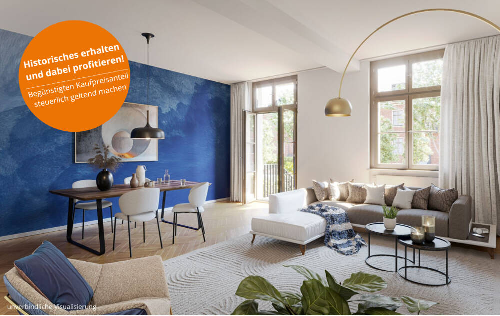 1,5 Zimmer-Wohnung mit ca. 43m² und tollem Balkon