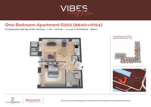Hochwertig möblierte 2-Zimmerwohnung in der HafenCity - Wentzel Dr. – 20457 Hamburg – Vorschaubild 2