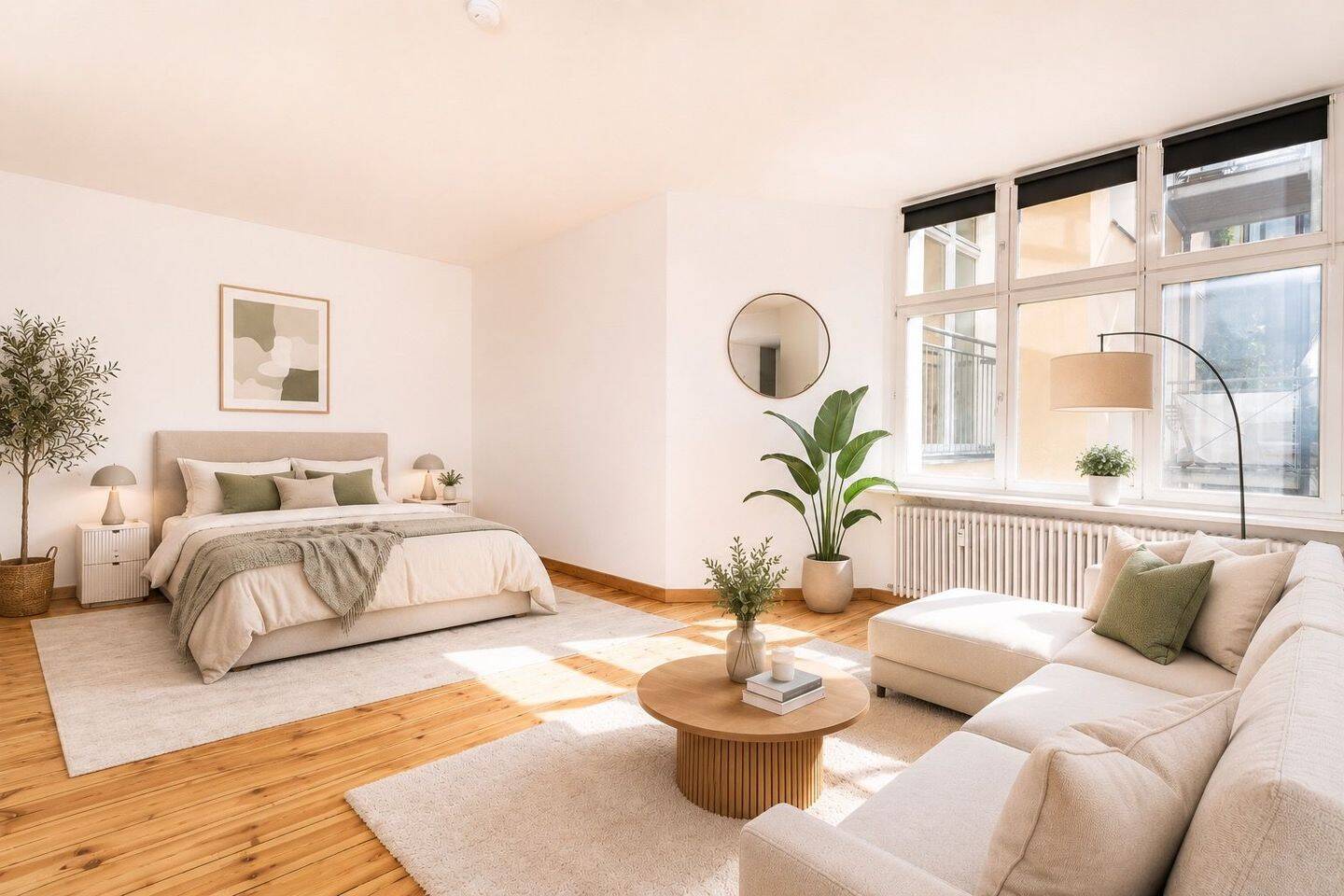 Kollwitzkiez: Ruhig gelegene 2-Zimmer-Altbauwohnung mit Balkon