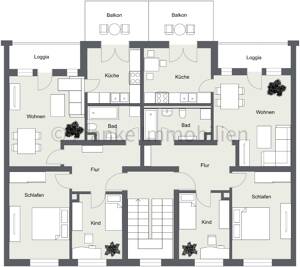 Seidnitz - Mehrfamilienhaus mit 8 Wohnungen, 4 Stellplätzen und Fernwärmeanschluss – 1277 Dresden – Vorschaubild 6