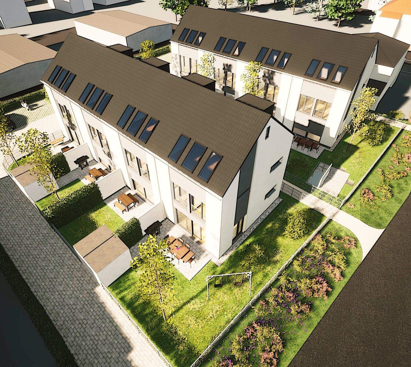 Modernes Wohnen im Grünen - Ihr Reihenendhaus nahe dem Zwenkauer See – Zwenkau – Bild 1 von 9