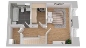 2,5 - Raum-Maisonette Wohnung im 1. & 2. OG mit EBK! – 1259 Dresden – Vorschaubild 8