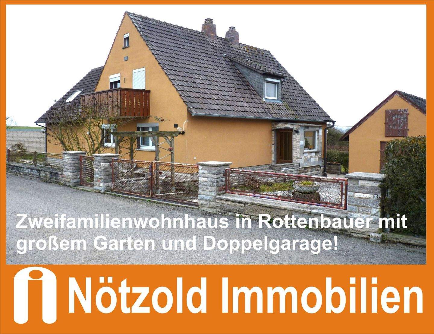 +++ Zweifamilienwohnhaus mit Doppelgarage und großem Garten in Rottenbauer!!! +++ – Würzburg – Bild 1 von 9
