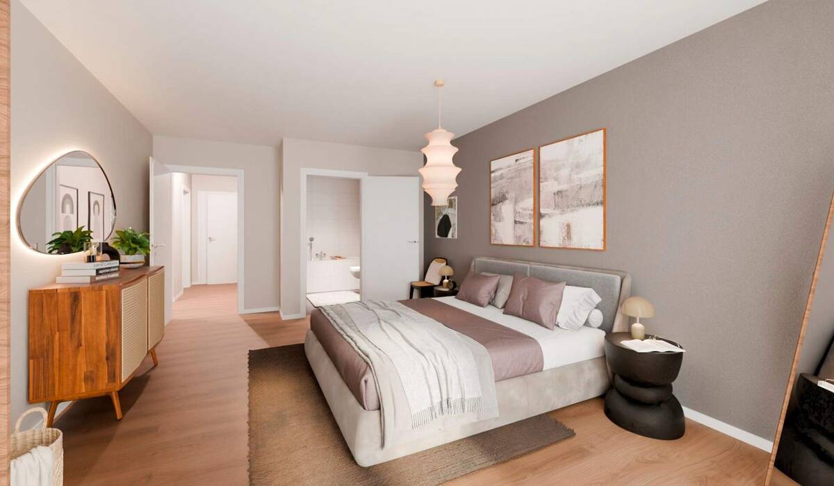 Barrierefreie Erdgeschosswohnung mit Terrasse Gartenanteil und großer Loggia – 40597 Düsseldorf – Bild 1 von 9