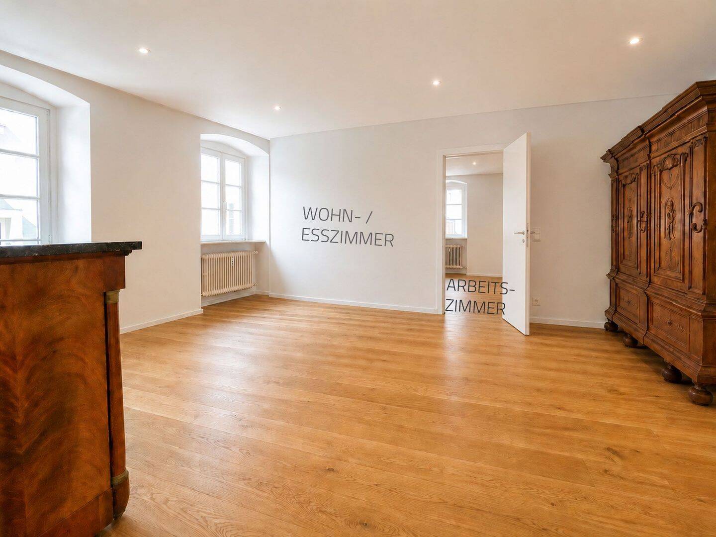 Ruhige 3-Zimmer-Altbauwohnung mit Einbauküche – Regensburg Altstadt, 85 qm, Nähe Dom, ab 15.06.2026